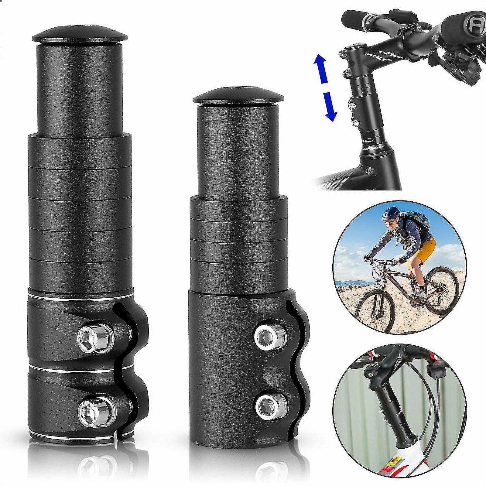 Bicycle Fork Stem Extender Handlebar Riser Extension Adapter For Mountain Bike