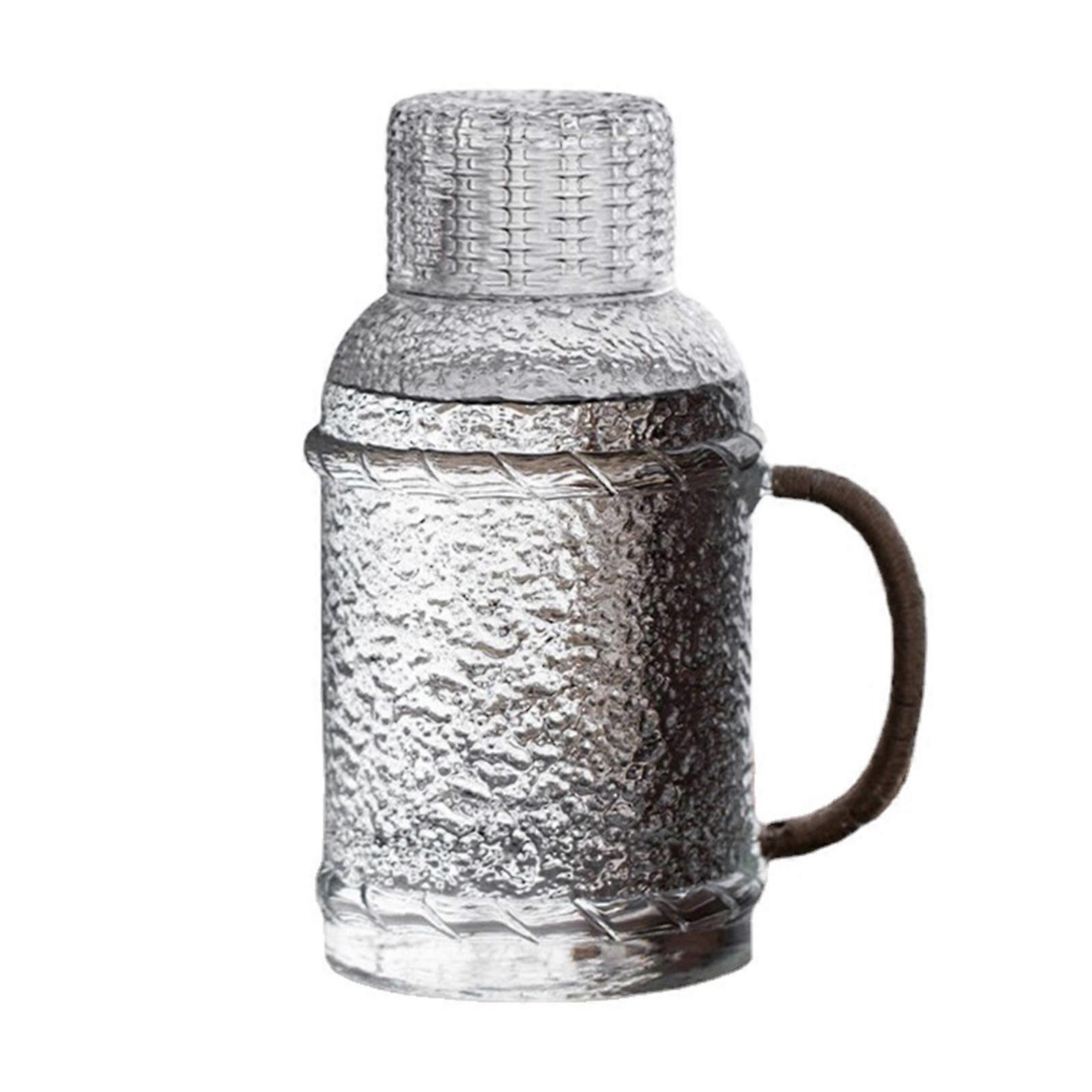 2023 New Glass Water Pitcher Cold Kettle Durable White High Temp Resistance 2.5L Large Capacity