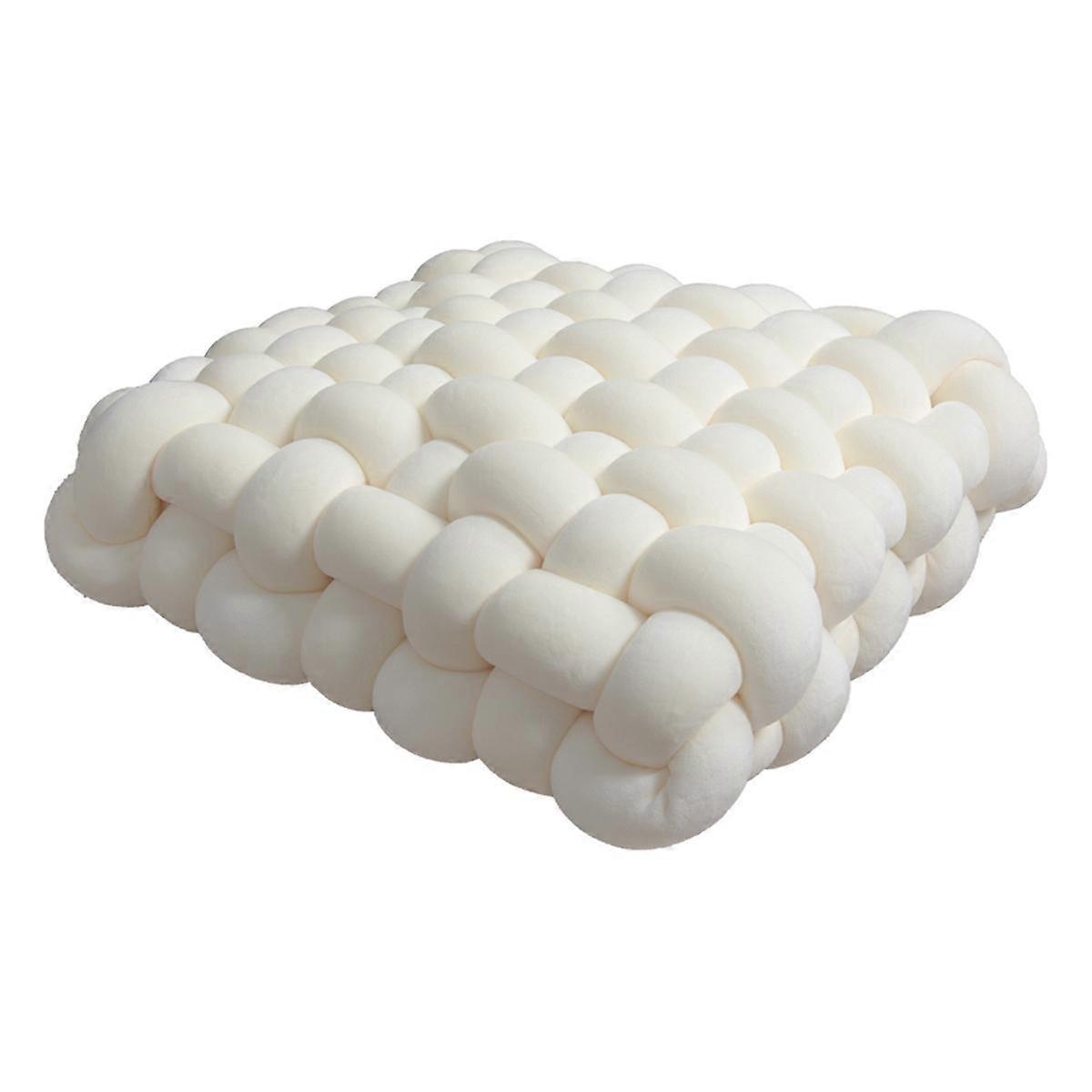 Cushion Woven Pillow Square Backrest Plush Pillow Sofa Cushion Decorative Bay Window Cushion