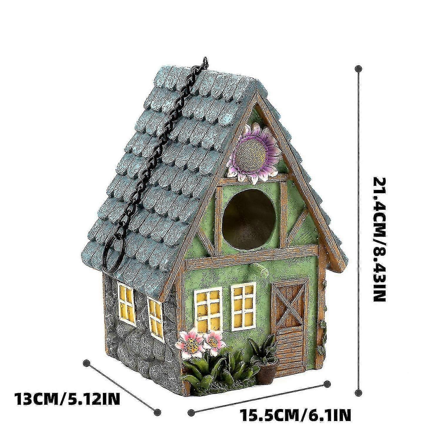 Casette per uccelli per gabbie per uccelli appese in resina esterna, utilizzate per gabbie per uccelli, nidi di uccelli nidi di uccelli