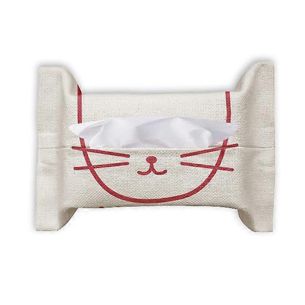 القط Mewing الكرتون حماية الحيوان ورقة منشفة منشفة حقيبة منديل بومف