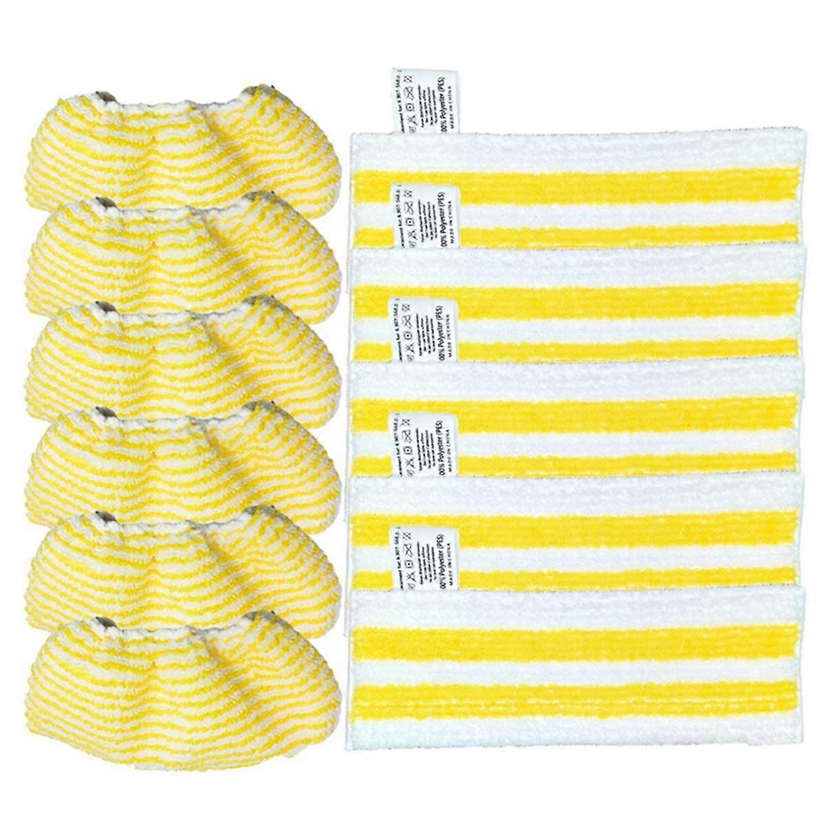 11PCS Steam Mop Cloths Cover for Easyfix SC2 SC3 SC4 SC5 Handheld Vacuum Cleaner Parts Microfiber M