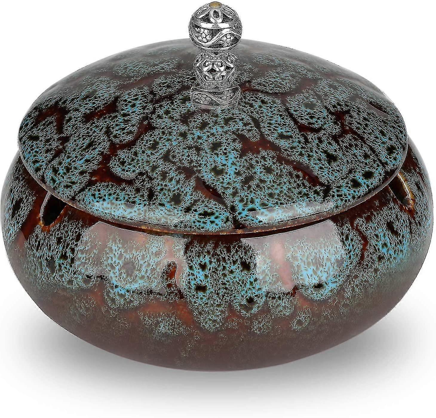 Lar Ceramic Ashtray With Lids