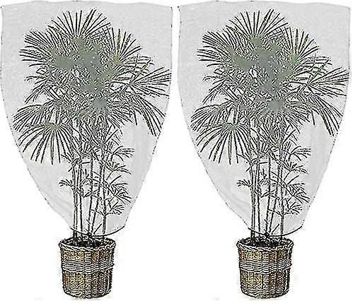 Fruit Tree Netting, Insect Protection Netting, 2 Pack Plant Protection Netting With Drawstring, Garden Netting (1.2 X 1.8m/0.8mm Mesh Size)