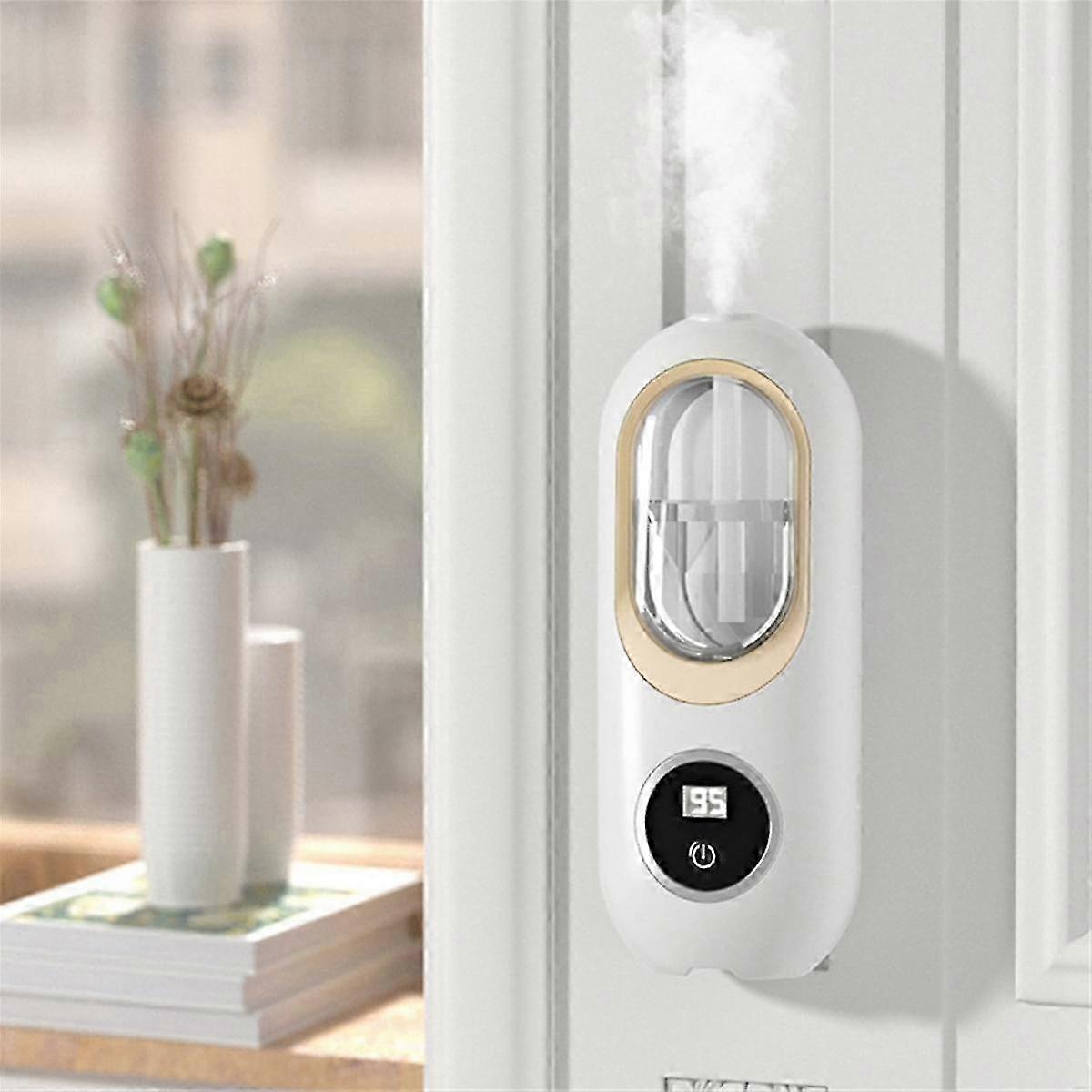 120Ml etherische olie diffuser muur opgezette aromatherapie digitale display met nachtlampje luchtzuivering