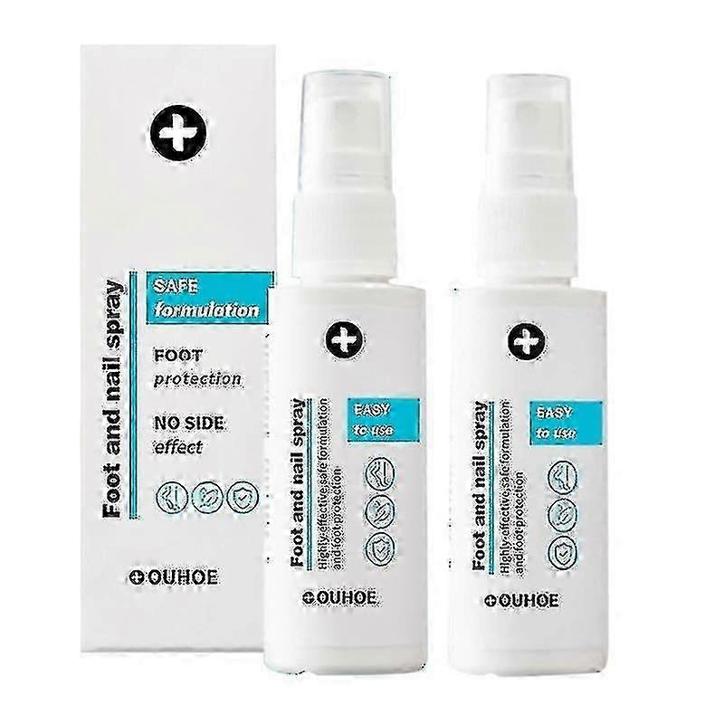 2pcs Pro Pé e Unha Spary, Natural e Potente