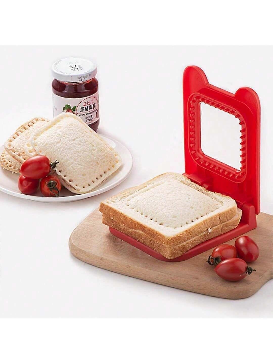 1pc Square/Round/Heart Shaped Bread Cutter & Sandwich Sealer, Suitable For Children's Lunch Box And Bento Box Sandwich Cutter