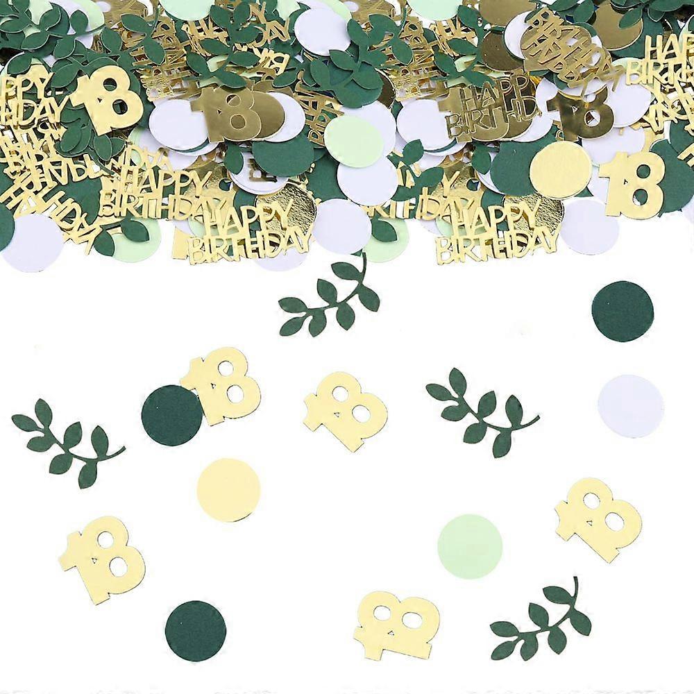 2 sets of confetti for 18th + birthday in English