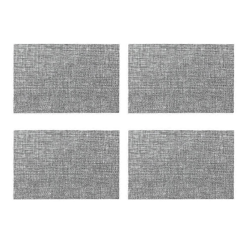 Woven Table Mats,washable Place Mats Stain Resistant Non-slip Heat-resistant Place Mats