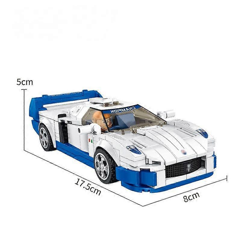 Lego children's building block car assembly model development intelligence racing DIY boy toy (Masha Lati MC12 666029.)