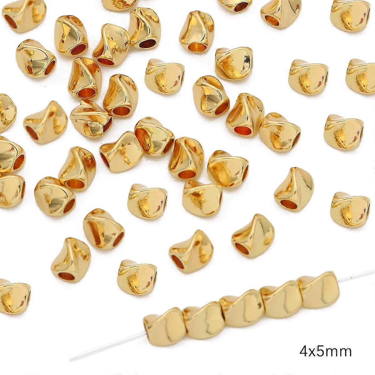 Copper Partition Beads for DIY Handmade Jewelry 10PCS/Bag