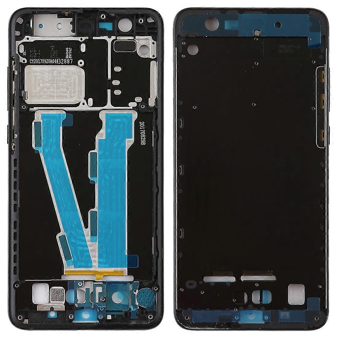 Middle Frame Bezel Plate with Side Keys for Xiaomi Note 3(Black)