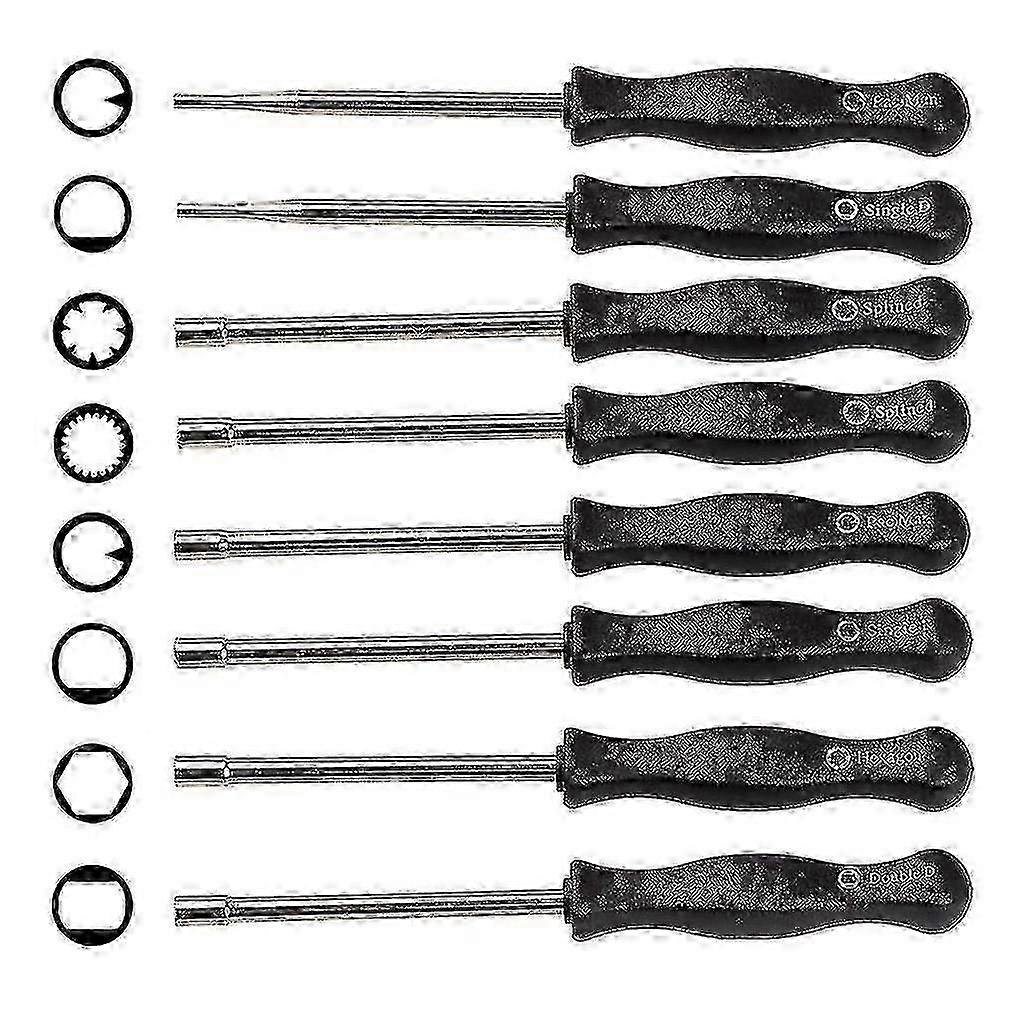 8 Different Carburetor Screwdrivers, Carburetor Adjustment Tool Set Carburetor Adjustment For 2 Cycle Engines Tz-b1-b1