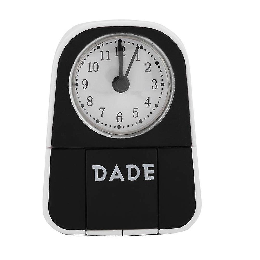 Cute Cartoon Deformed Dog Alarm Clock Kids Wake Up Clock Timer Digital Clock (White)