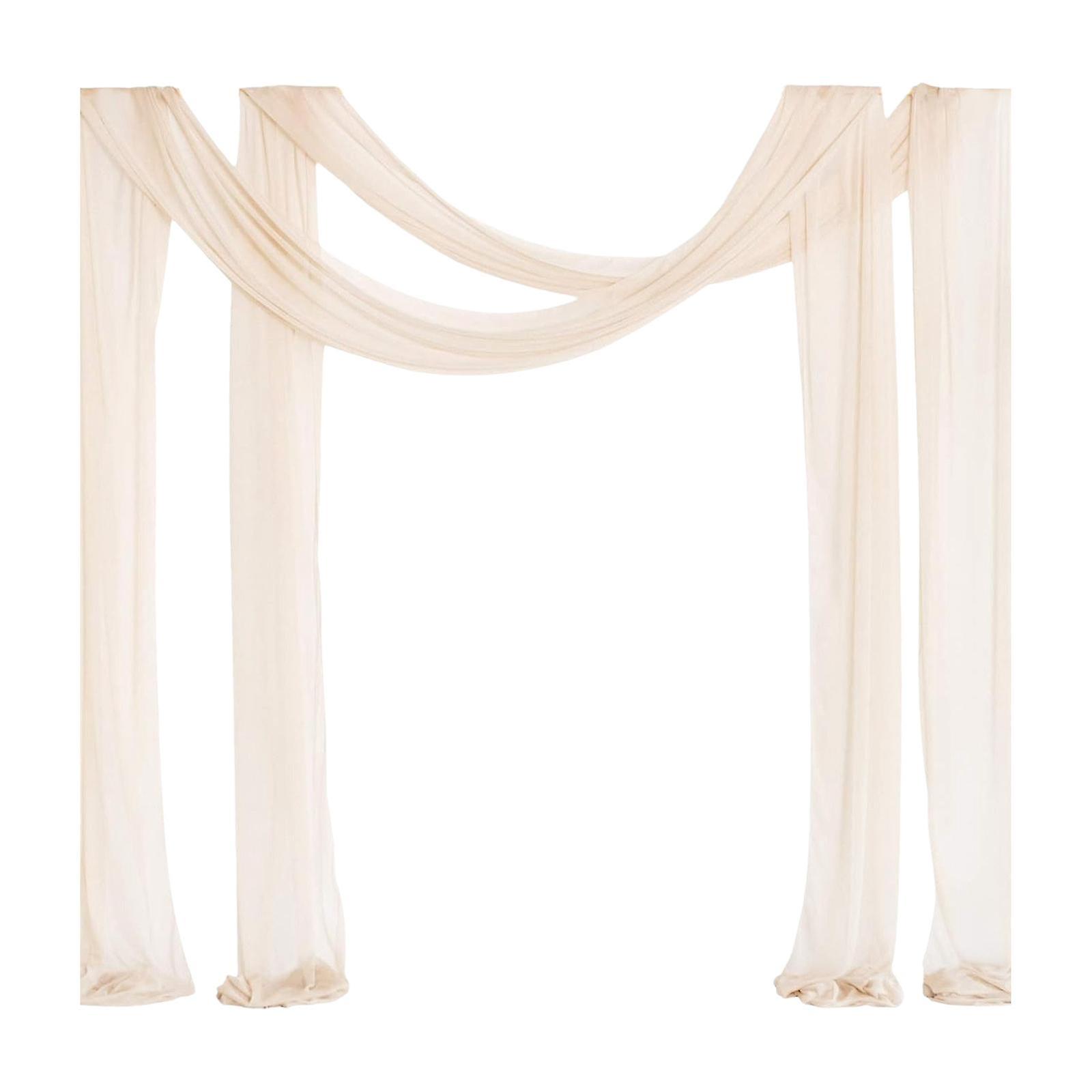 Wedding Arch Draping Table Runner Arbor Drapery Tabletop Wedding Tausta
