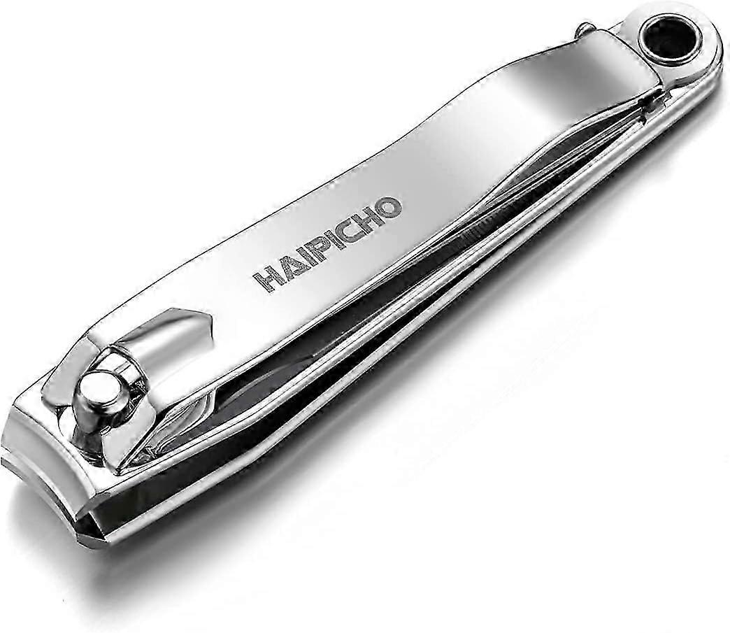 爪切り、頑丈なステンレス鋼製、厚い指の爪、足の爪、男性、女性に適しています(シルバー1パック)