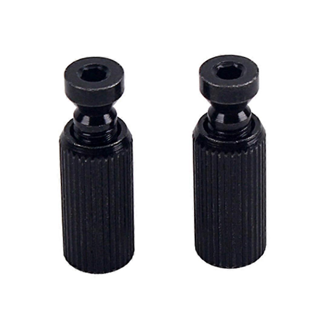 Guitar Tremolo System Bridge Stud Posts and Inserts 10mm hole, Black