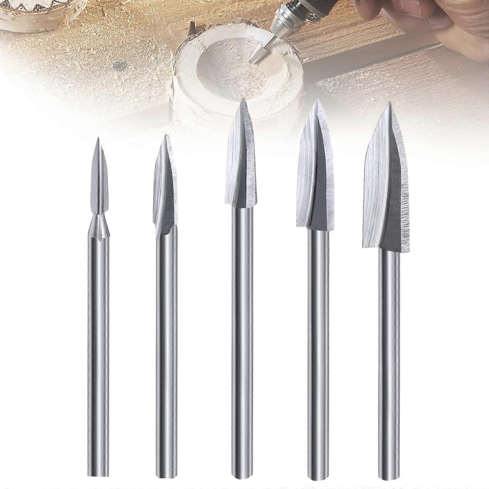 Precision Pro: High-Quality High-Speed Steel Wood Carving Drill Bits, Perfect For Widespread Use In Woodworking Projects, Ensuring Durable And Sturdy