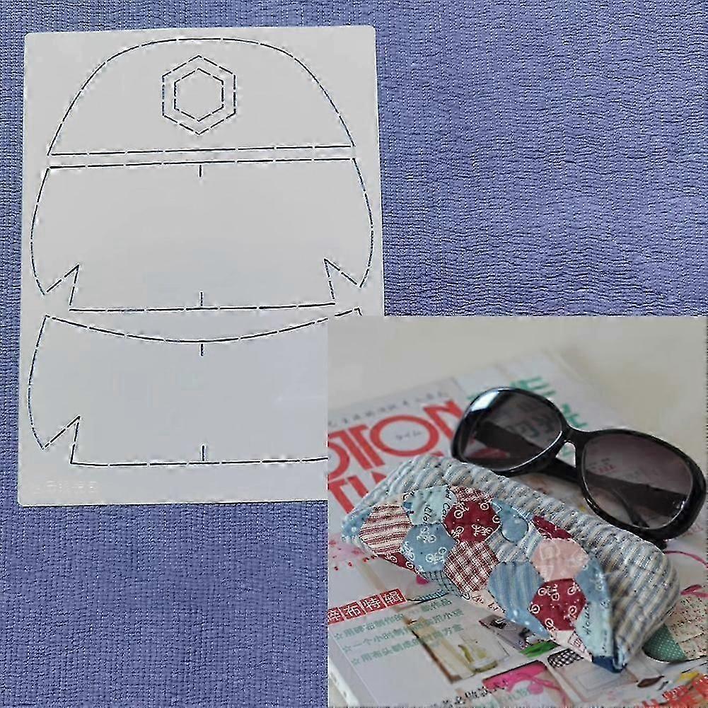 DIY Fabric Glass Bag Sewing Template Plastic Patchworks Tool Professional DIY Sewing Tools