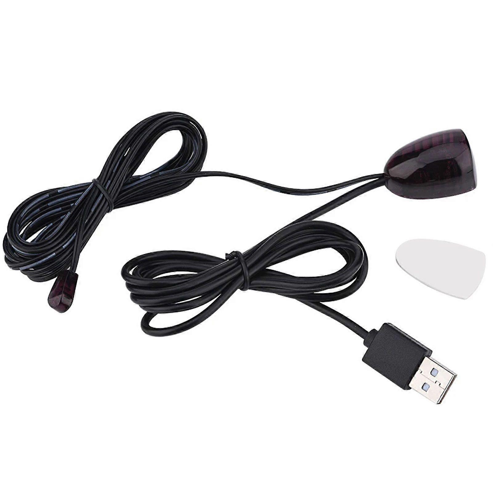 USB IR Extender Kit USB IR Repeater for Home Hotel Set-top Box Hidden-IR Repeater System with 1 Receiver 1 Emitter