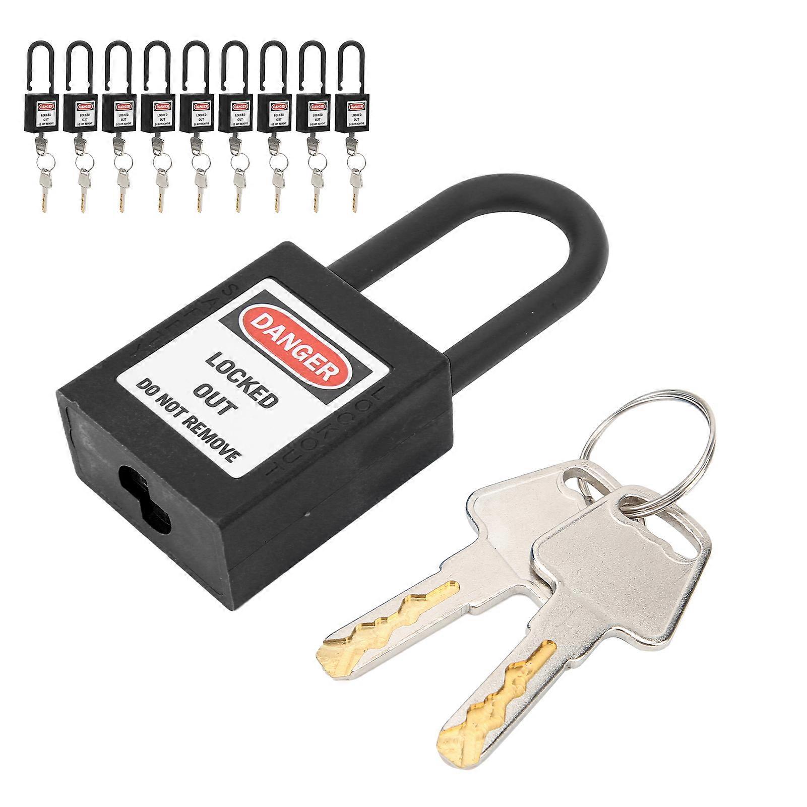 High-Quality Safety Padlock - Durable, Non-Conductive Lockout with Writable Labels