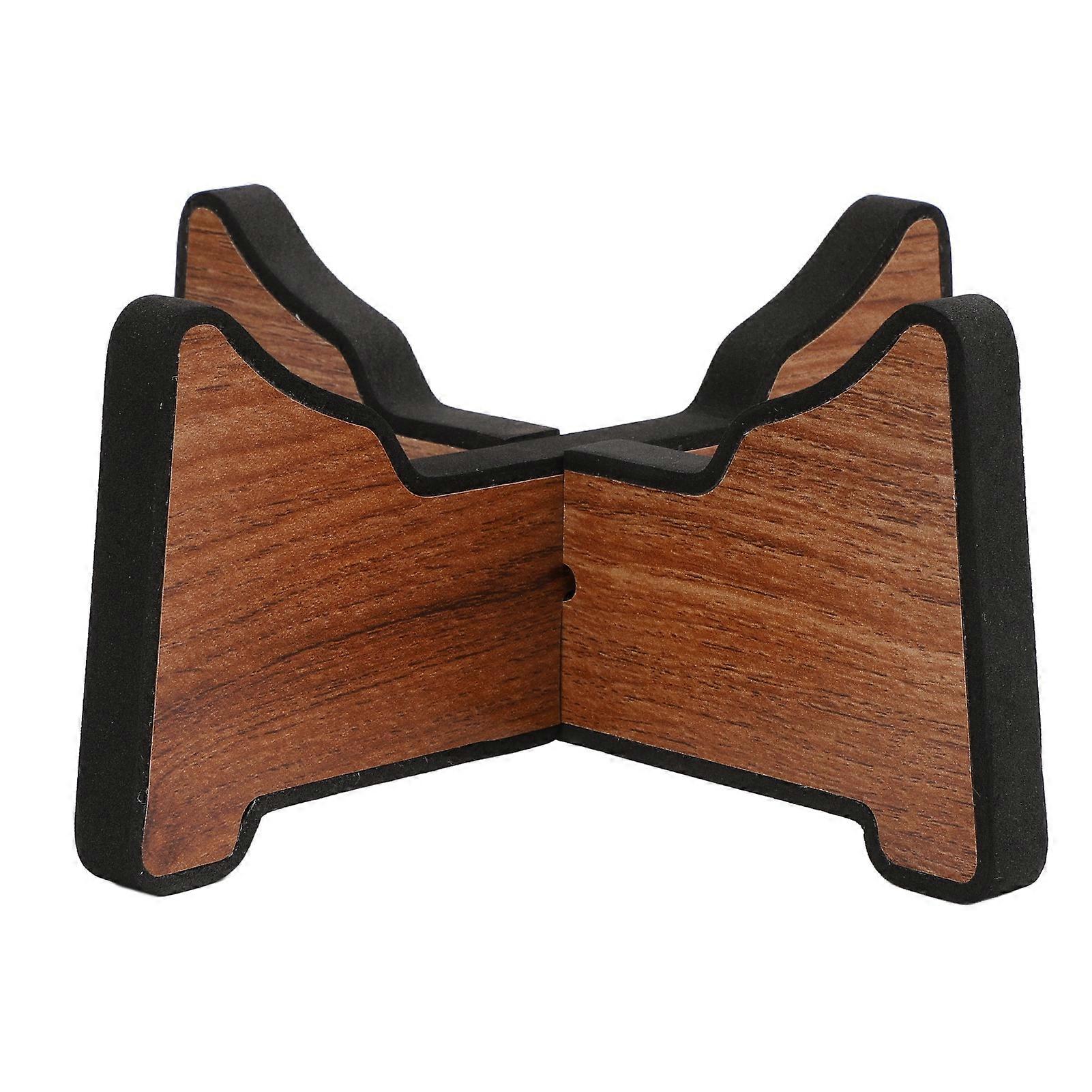 Detachable Ethereal Drum Stand with Silicone Sound Insulation Layer, Wooden Display Rack for Handpan & Tongue Drum