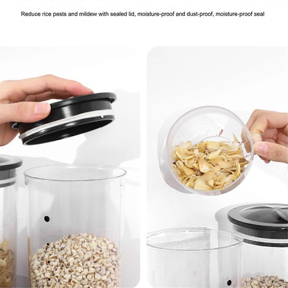 Food Jar Safe Airtight High Capacity Grains Cereal Bucket Dispenser A