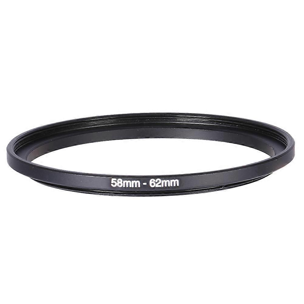 58mm to 62mm Anodized Aluminum Filter Ring Adapter - High-Quality Camera Accessory