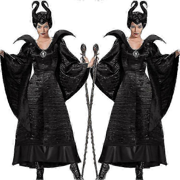 Verkleidung Erwachsene Plus Size Deluxe Maleficent Taufkleid Kostüm _au