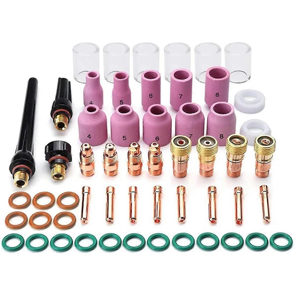 55Pcs TIG Welding Torch Accessories Kit for TIG -17/18/26