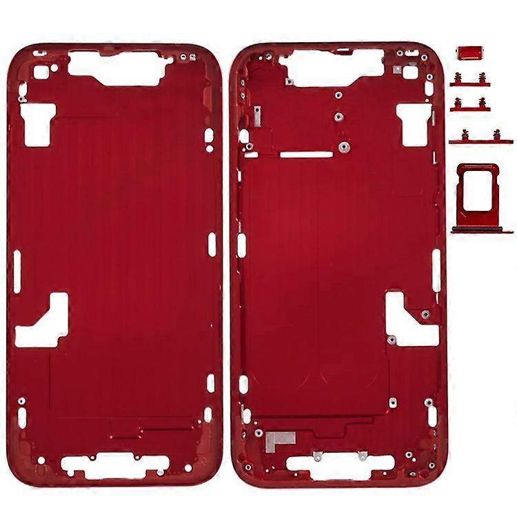 Compatible For iPhone 14 Middle Plate Frame+Side Buttons Replacement (without Logo)