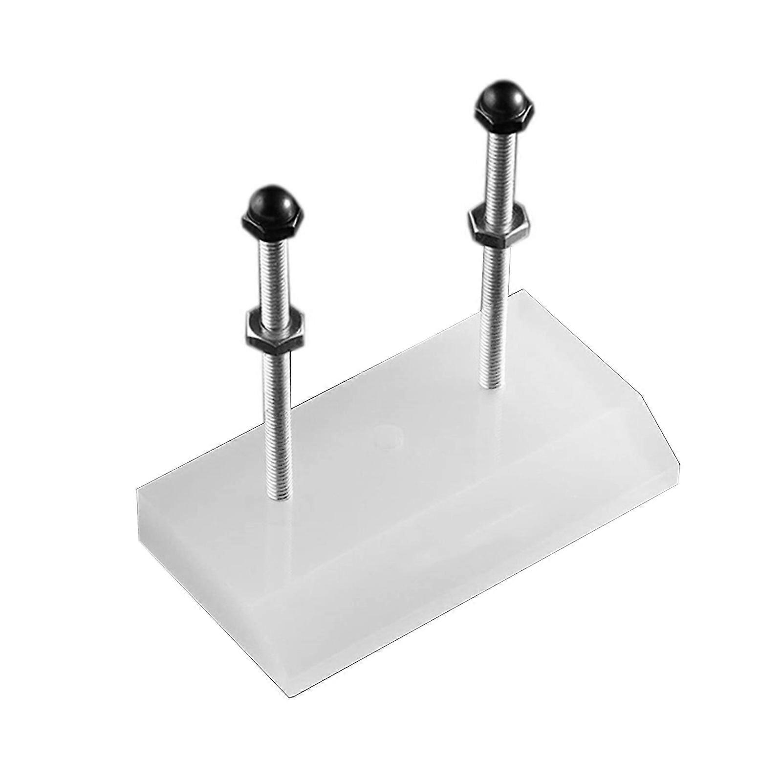 Professional Longboard Wall Mount Hanger Vertical Skateboard Holder Bracket for Floating Deck Storage Collection Display White
