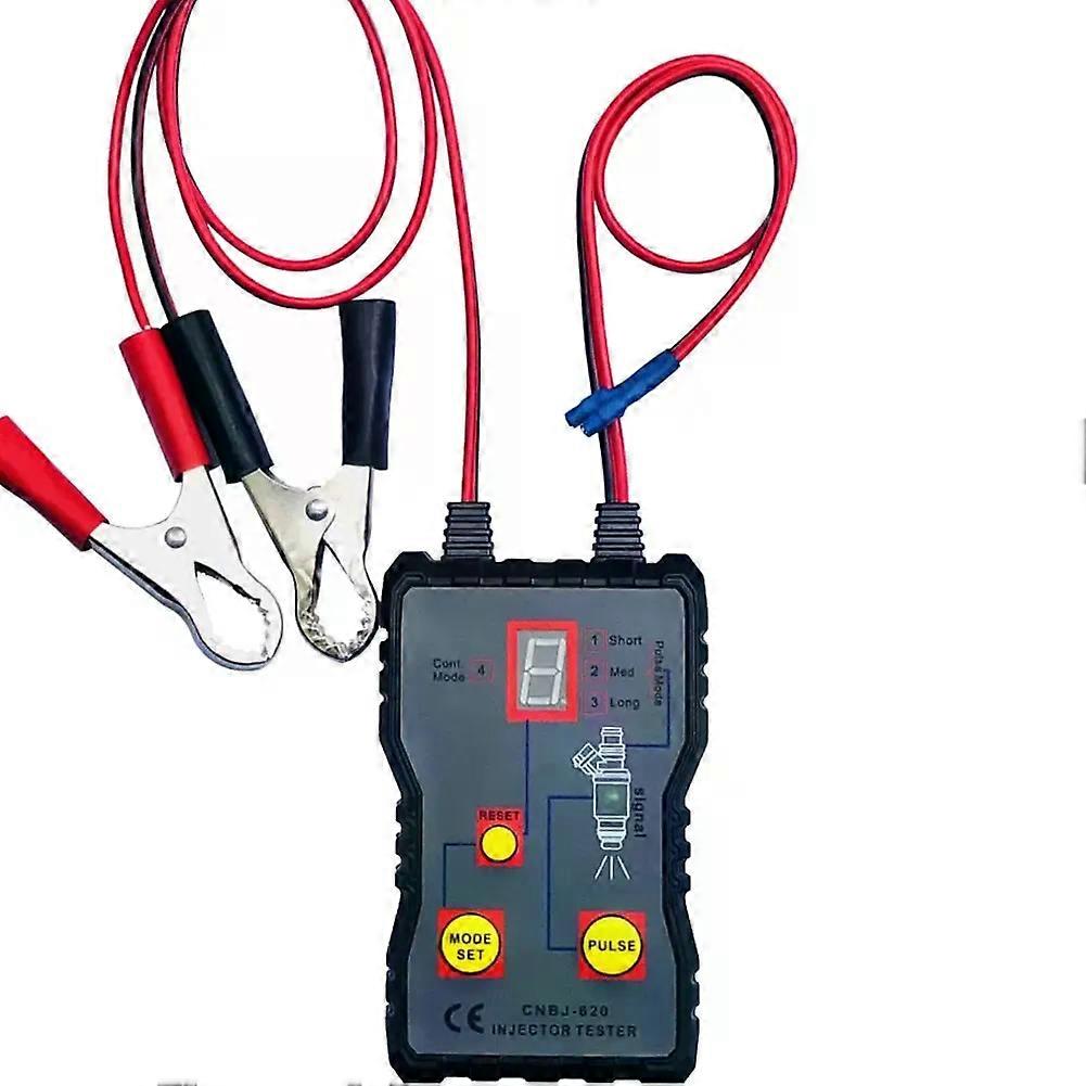 12V Auto Fuel Injector Tester 4 Pulse Modes Car Vehicle Fuel Pressure System Diagnostic Scan Testing Tool Cleaning Tool Kit