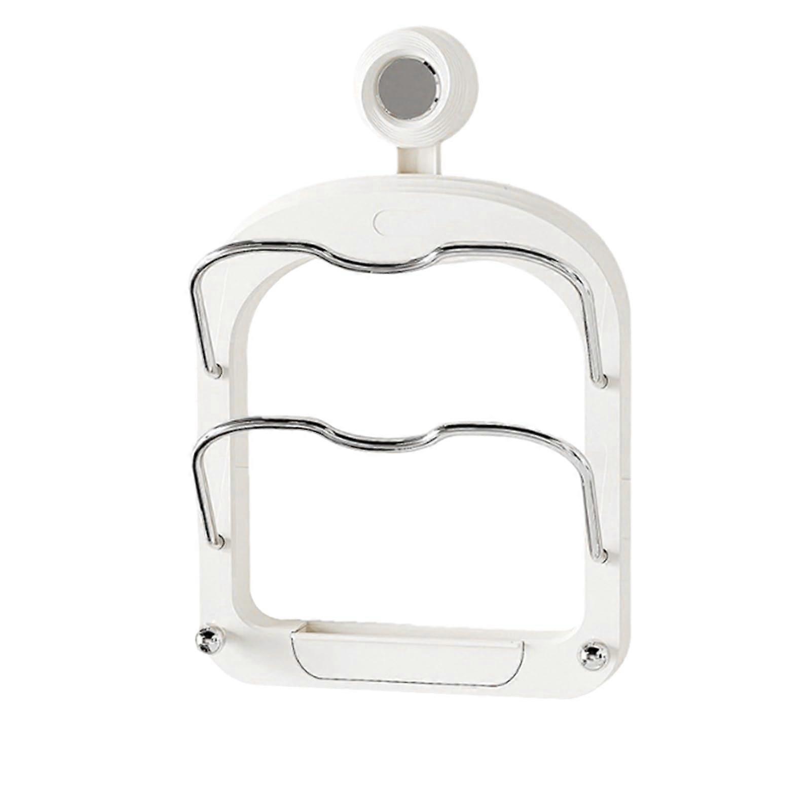 Practical Pot Lid Holder for Kitchen Countertop Storage Rack, Adjustable Organizer with Durable Steel Frame, Fits Various Lid Sizes