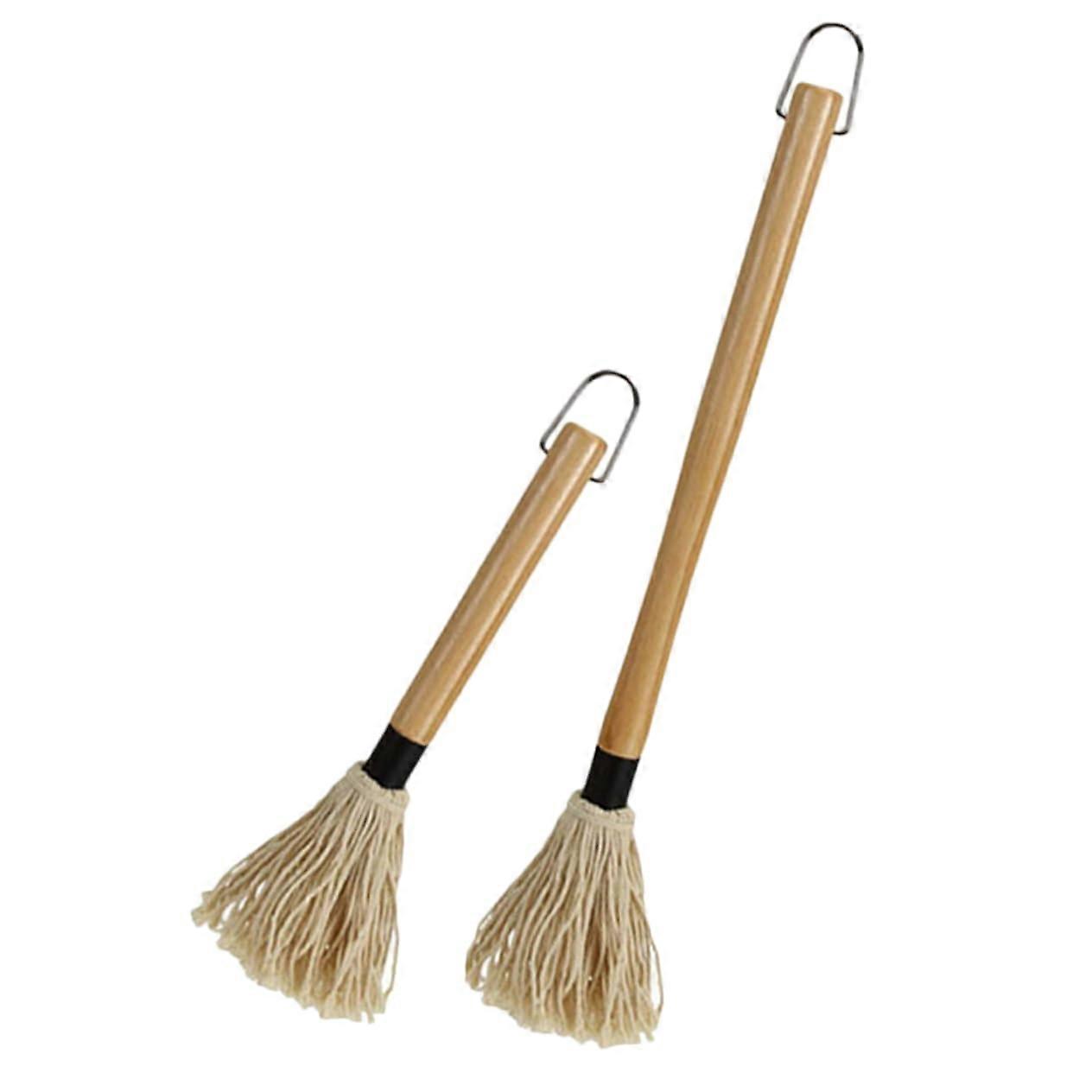 2 Pack Barbecue Mop Brush Set - Safe Material, Easy Clean, Ideal for Grilling and Smoking, Perfect BBQ Accessories