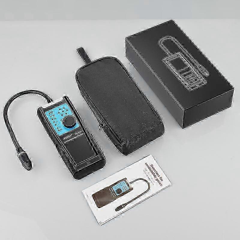 Lcd Gas Analyzer Meter Automotive Combustible Gas Sensor Detector Air Quality Monitor Gas Leak Detector With Sound Shock Alarm