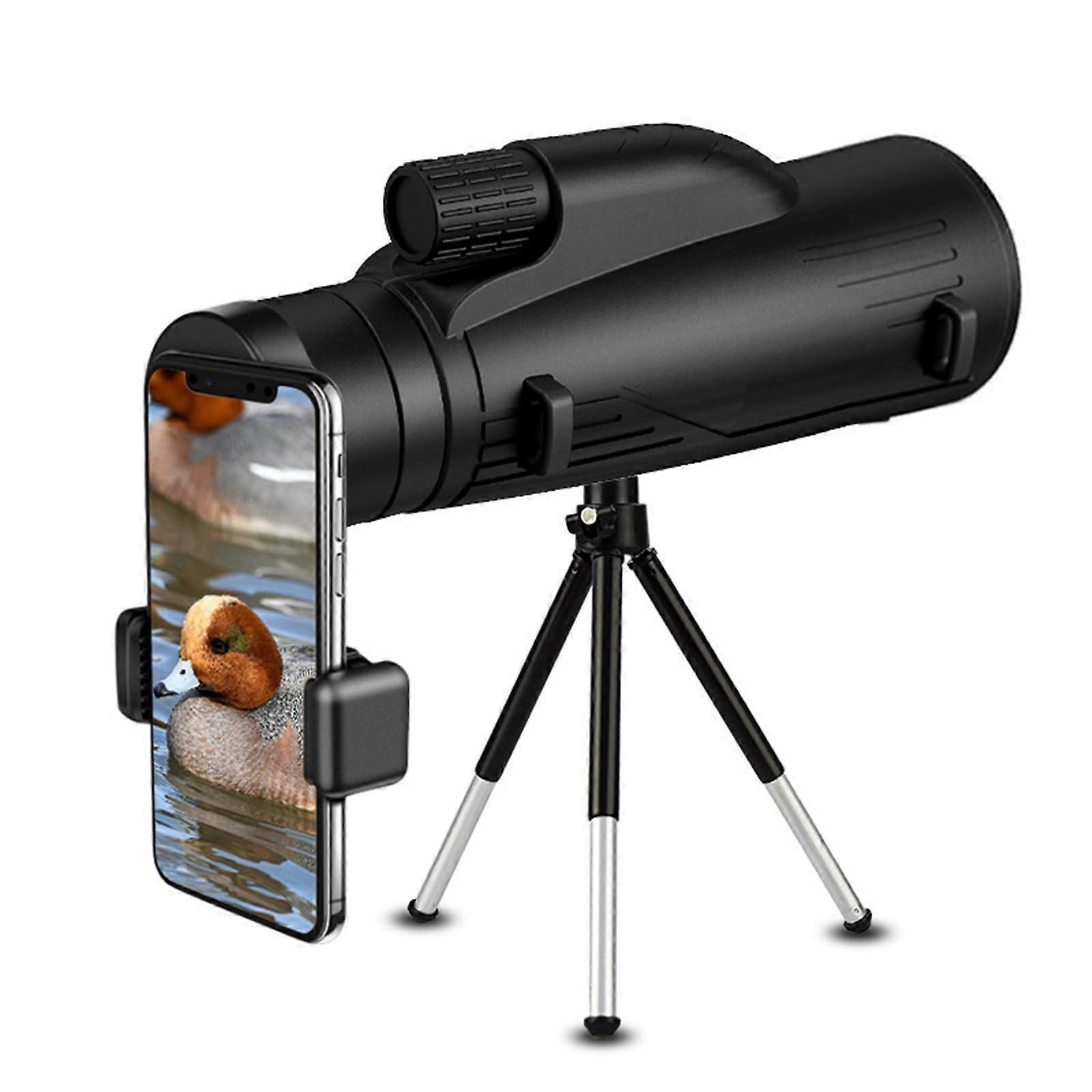 5000M Monocular Telescope 30×50 Night View Monocular Long Reach Telescope High Magnification for Camping Hiking Hunting Bird Watching