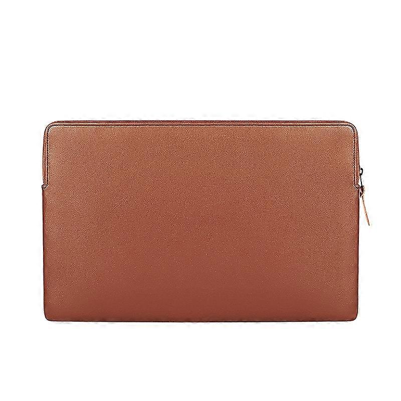 ND09 Laptop Fino e Leve PU Liner Bag, Tamanho: 15,6 polegadas