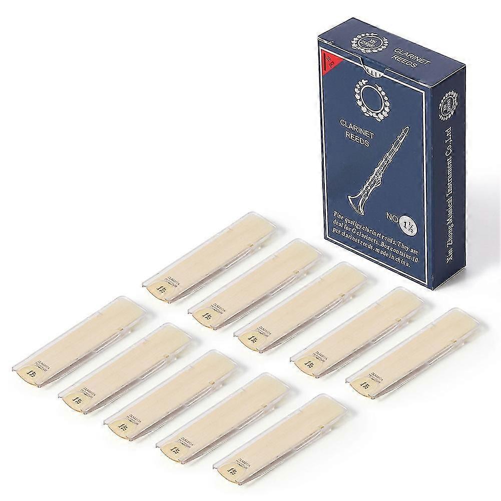 10Pcs κλαρινέτο κλαρινέτο καλάμι καλάμι όργανα εξαρτήματα σκληρότητα-1.5
