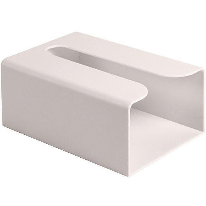 Traceless Wall-Mounted Box, Upside Down Hole-Free Storage Tissue Box (Apricot)