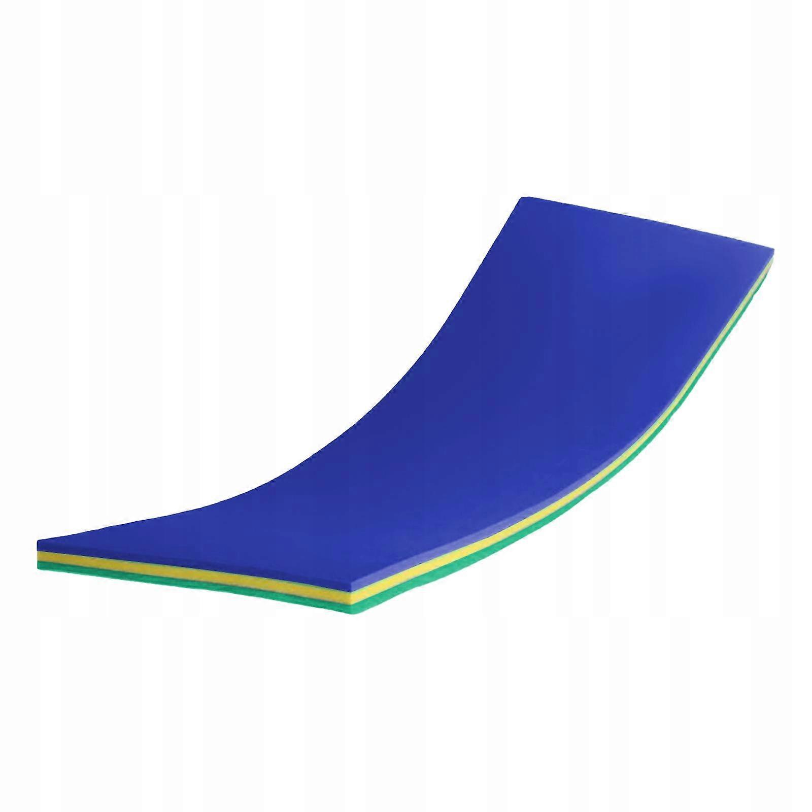 Floating Water Mat Blanket Float Raft 3 Layer Relaxing Blue Green Yellow