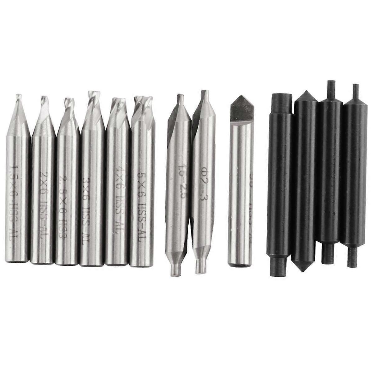 13PCS Key Cutter Accessories/Accessories Set for Vertical Machine Locksmith Tools Guide Pin Milling Cutter