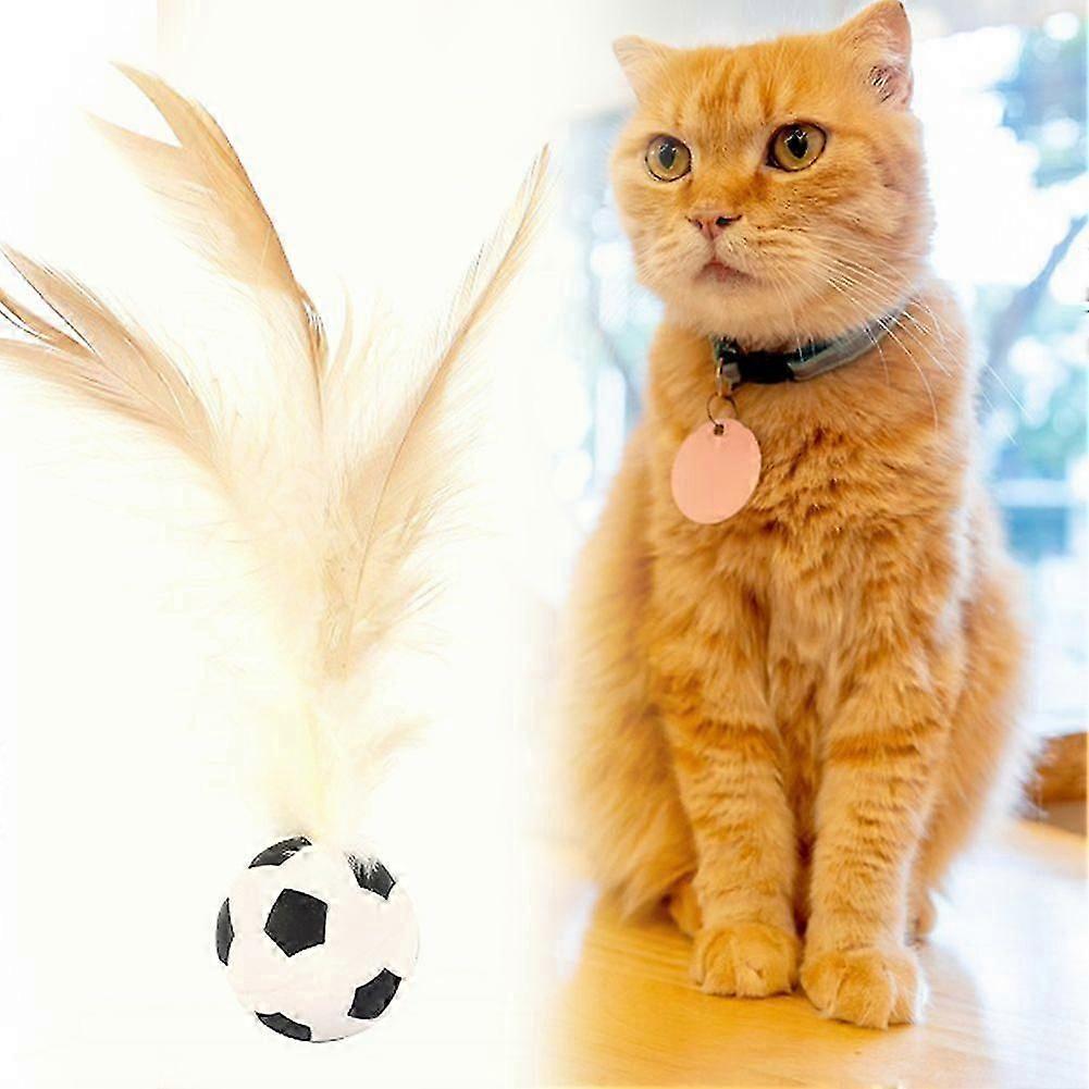 Napojoy 3 Pack Fluffy Plush Cat Ball Toys, Interactive Cat Kicker Toys 3 Lifelike Chirping Balls Animal Sounds Fun Kitty Kitten Catnip Toys For Indo
