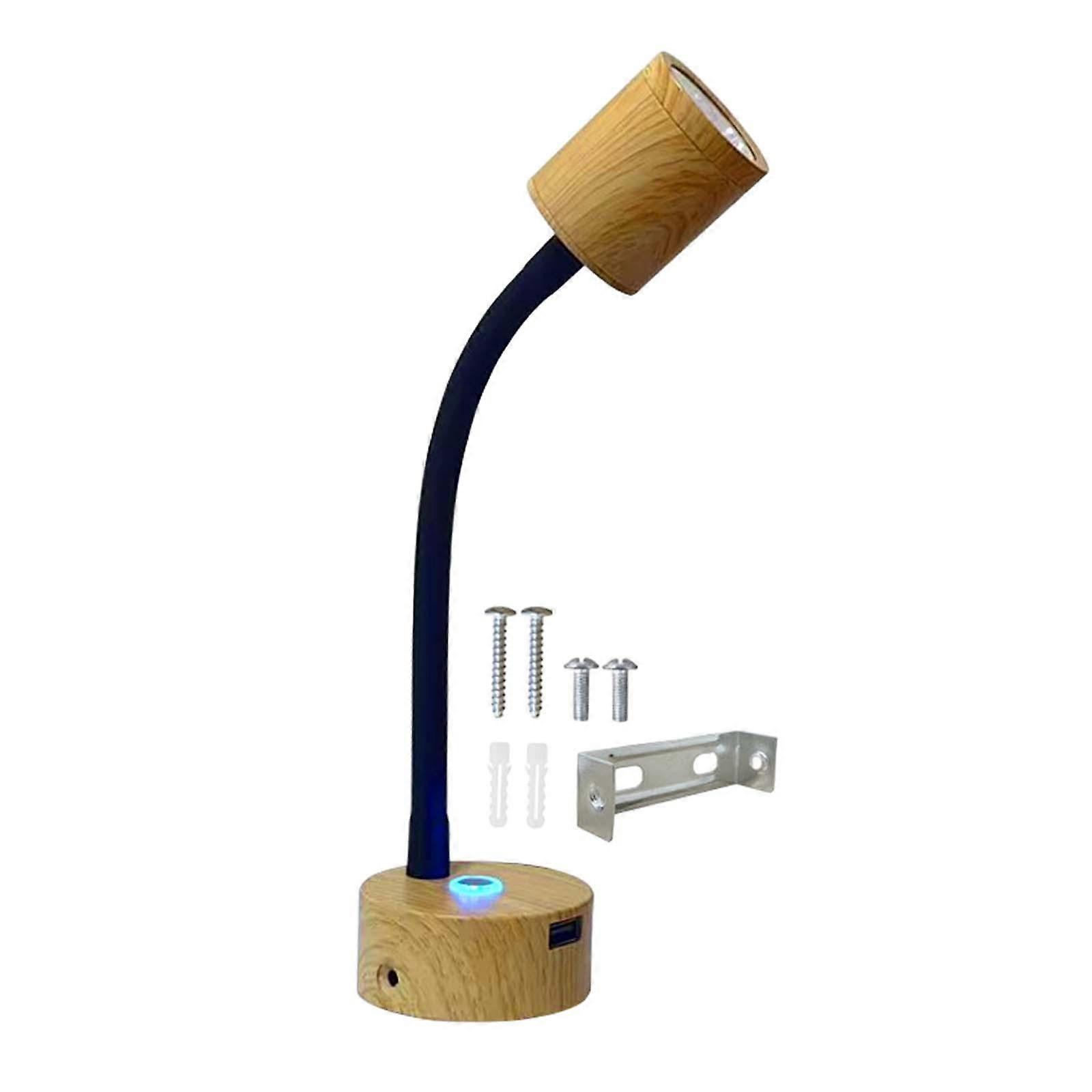 RV LED Okuma Işığı İç Aydınlatma 3W, USB Şarj Portu Aksesuarları ile