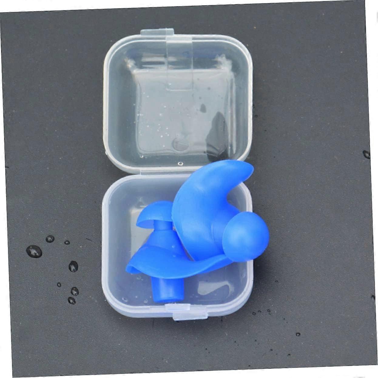 Protect Your Ears Silicone Swimming Ear Plugs - 15 Pairs Package, Waterproof, Ergonomic Design For Comfortable Use