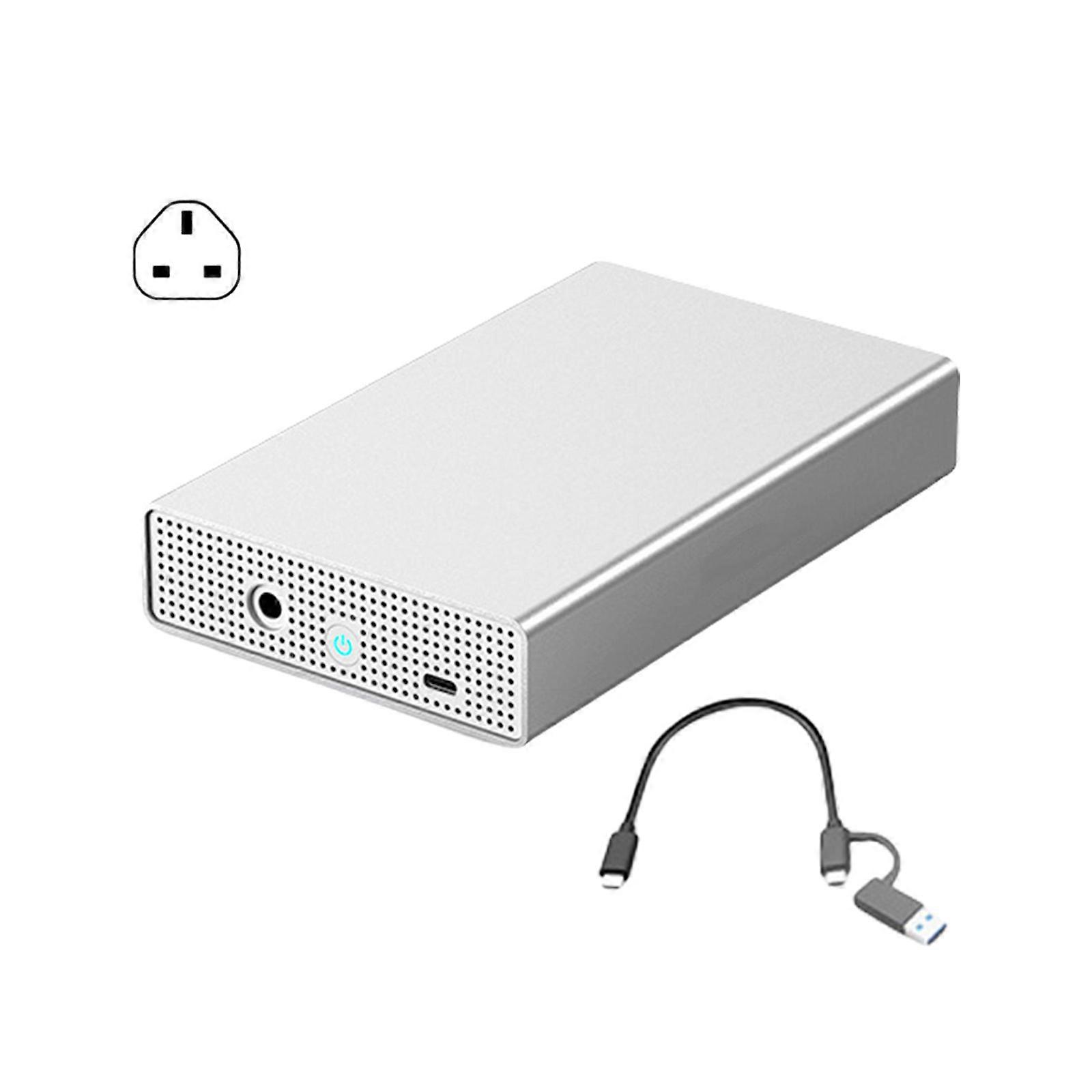 USB3.0 External Hard Drive Housing Case For 3.5/2.5Inch Solid Disk with 12V 3A Adapter Included