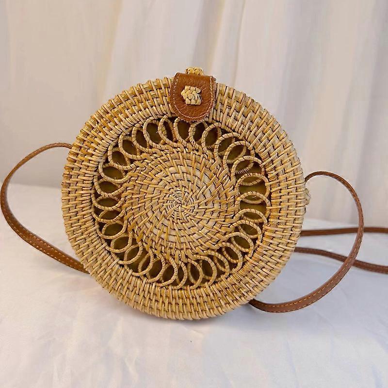 Round Rattan Bag