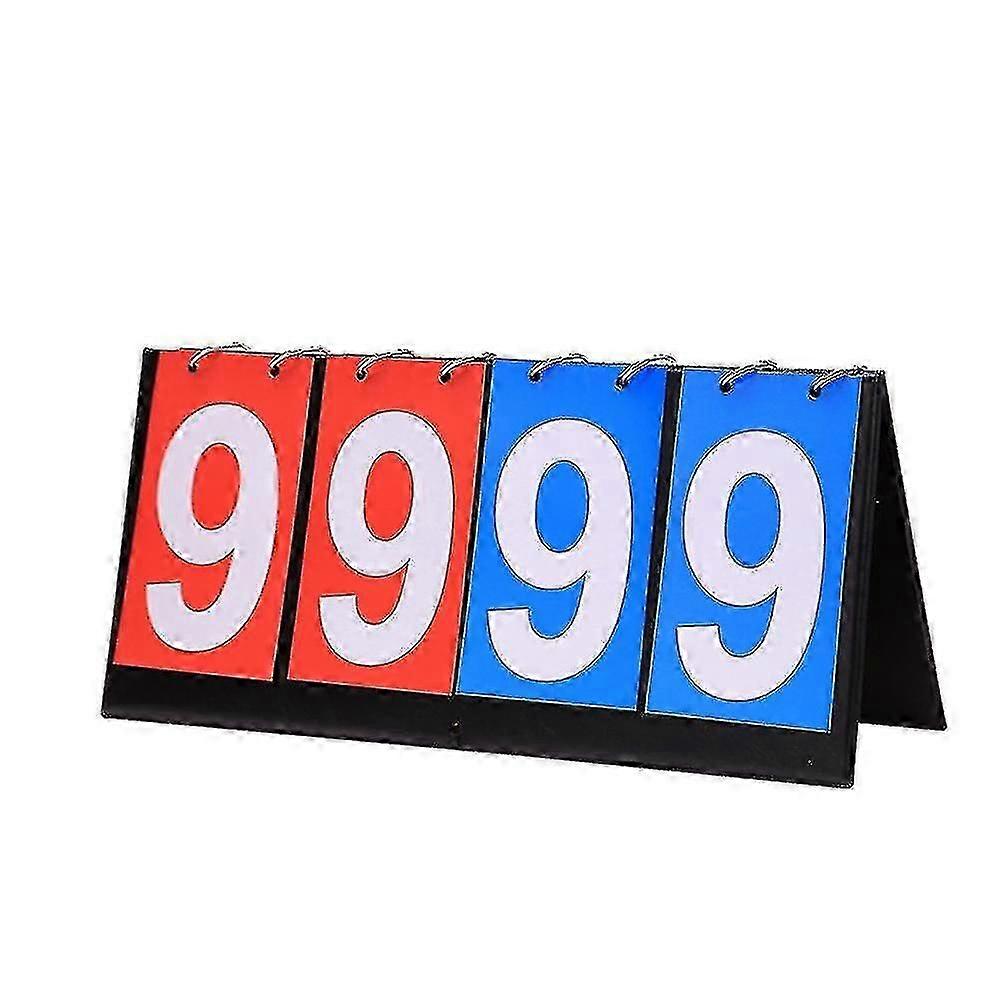 Table Top Flip Scoreboard 2/4 Digit Portable Flip Sports