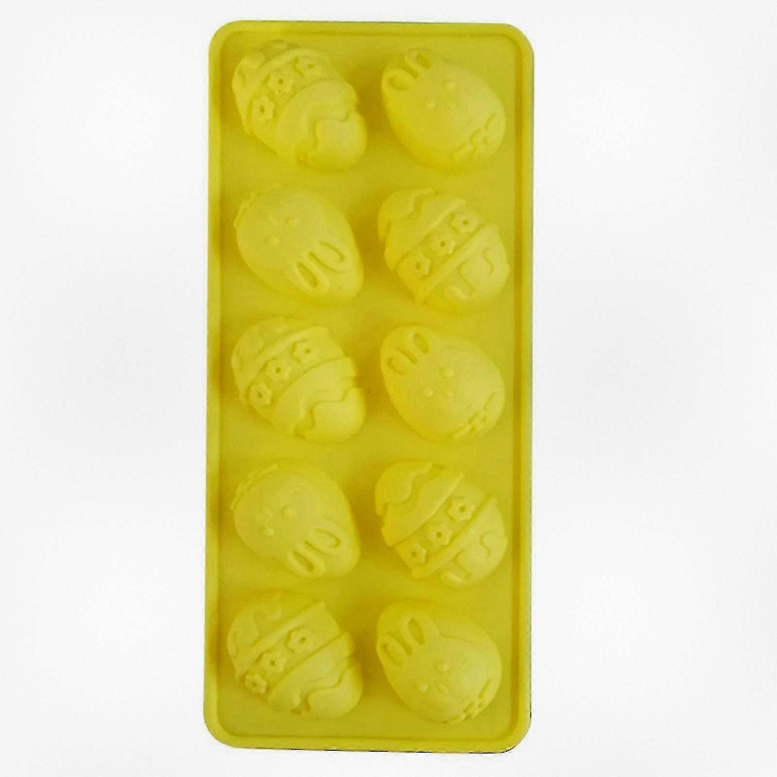 Easter Silicone 10 Cavity Mould Suitable for Chocolate Cupcake Cake Muffin Baking Mold