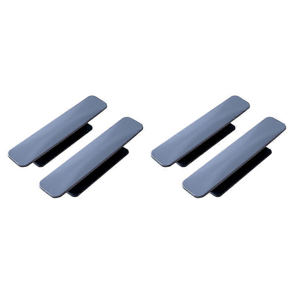 4pcs Cupboard Cabinet Pull Handles Drawer Door Knobs Pull Handles (Grey)